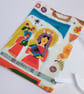 Christmas Gift Bag - Nativity reusable fabric mini sack - Image 3