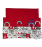 fixed Circular knitting needle case with cats, sock needles roll, needle wallet,
