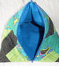 Pyramid Purse. Patchwork and Quilted Project Holdall. - Image 3