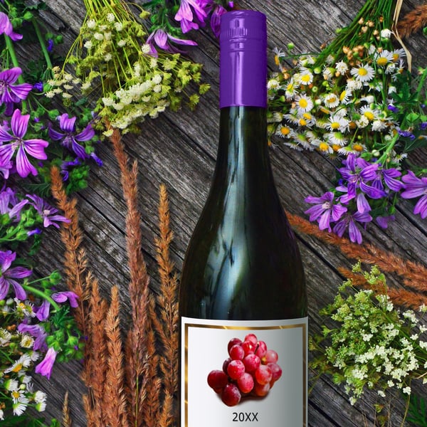 Custom Foil Wine Label