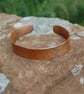 Hammered Copper Bangle