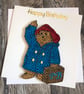 Stunning handmade quilled Paddington Card - Image 1