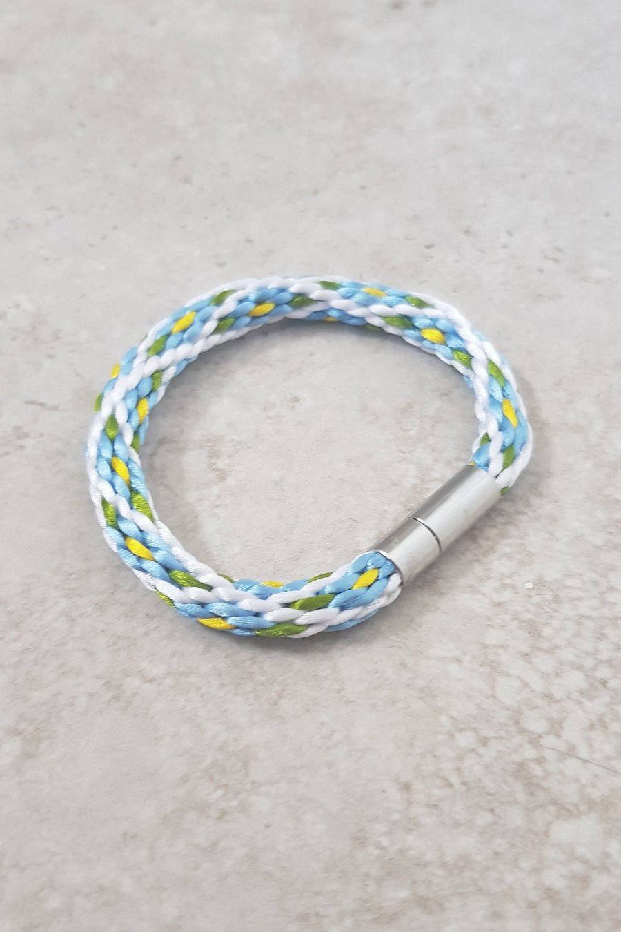 Forget Me Not Bracelet, Blue and white braided bracelets, Forget me nots jewelle