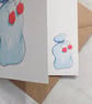Blank Card Hot Water Bottle Eco Friendly - Image 2