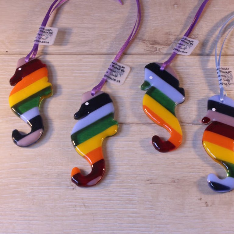 Rainbow Seahorse Suncatcher, Summer Seconds