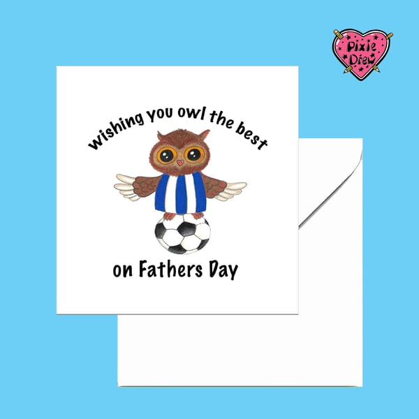 Sheffield Wednesday Owl birthday card