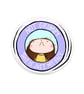 I am not grumpy this is just my face sticker. - Image 1