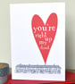 "You're Right Up My Street" Love Card - Image 3