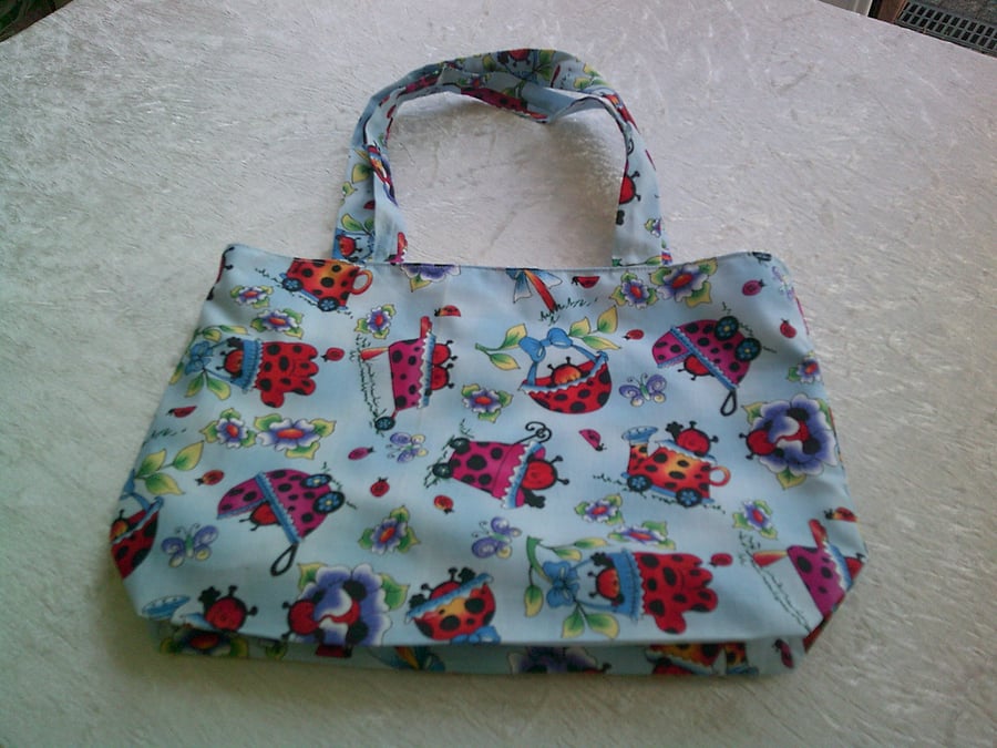 Comical Ladybirds Fabric Bag