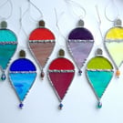 Stained Glass Christmas Decoration - Bauble