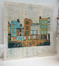 Broad Street, Oxford - collaged linoprint - Image 5