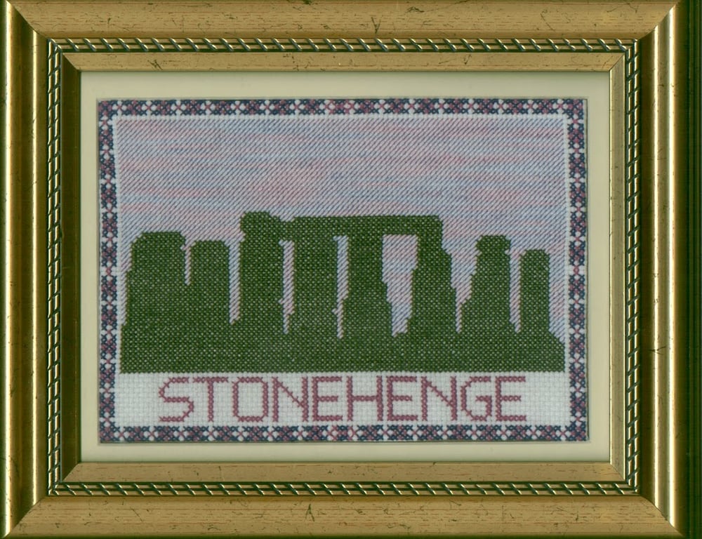 Stonehenge Cross Stitch Kit Size 7" x 5"  Full Kit