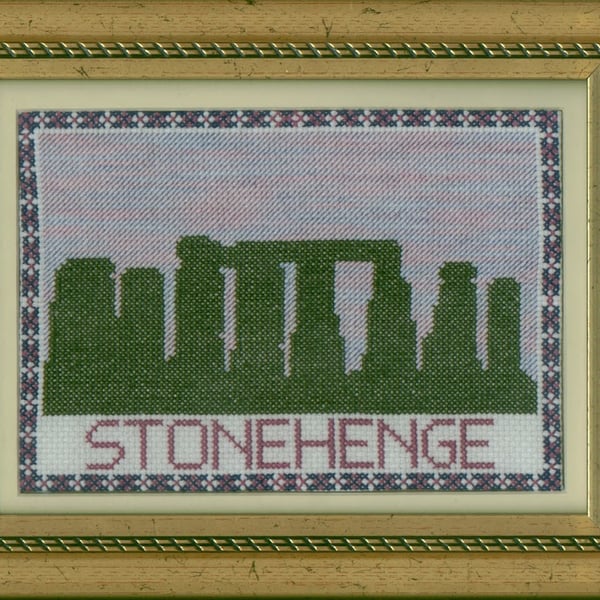 Stonehenge Cross Stitch Kit Size 7" x 5"  Full Kit