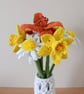 Single stem lily, macrame flower, orange lily, gifts for her - Image 9