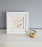 Love Rainbow Heart Card, Hand Stitched Keepsake Card  - Image 6