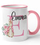 Personalised Name Bunny Rabbit Initial and Name Variations - Image 7
