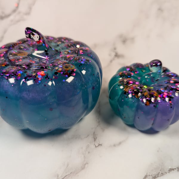 Purple & Green Pumpkin Jar Set – Halloween Collection