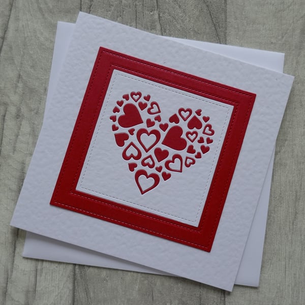 Ruby Heart of Hearts - Anniversary or Love Card