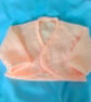 Picot Edge Cardigan for Baby, Prem Sizes Available, Custom Make, New Baby Gift - Image 1