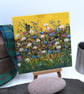 Original Scottish landscape painting - Airlie Monument - wildflowers - easel - Image 3
