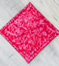 Set of Four Yellow and Purple Spring Flowers and Red Pinwheel Coasters - Image 5