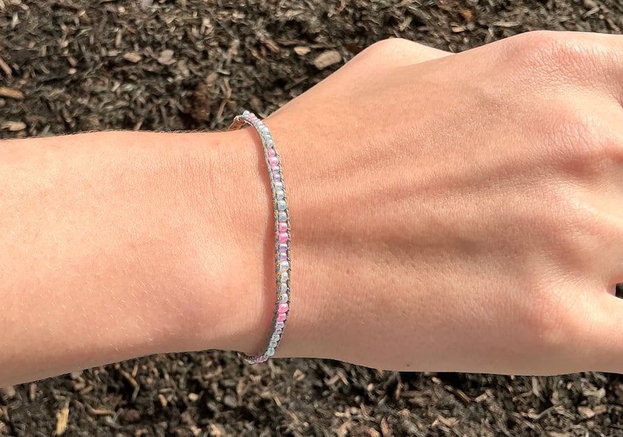 Friendship Bracelet. Beach Bracelet. Seed Bead Bracelet. Glass Bead Bracelet.