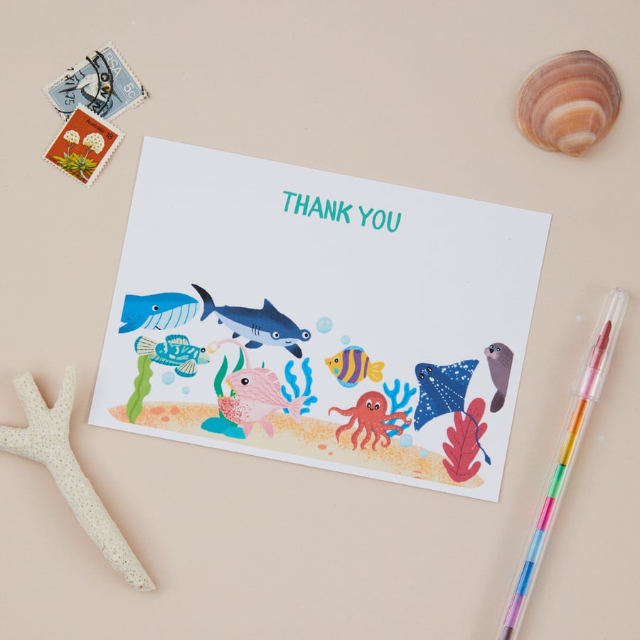 Kids Postcards, Kids Notelets, Kids Writing Stationery, Children's Gift