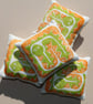 Handprinted Snake Lavender Bag - Image 7
