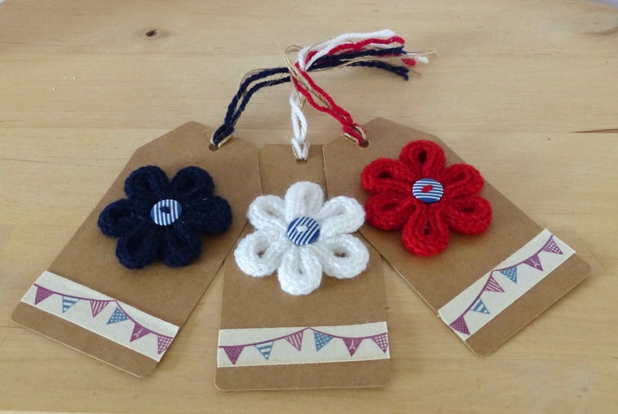 French Knitted Gift Tags