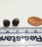 Retro cookies and cream style stud earrings Quirky, fun, unique, handmade, novel - Image 4