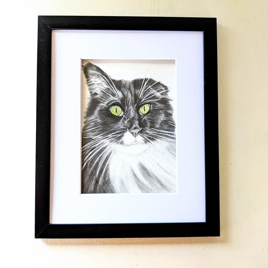 Pet portrait commission, personalised portrait, custom pencil portrait, pet art
