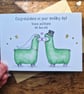 Personalised wedding card in multiple colours, Customised bride and groom card - Image 8