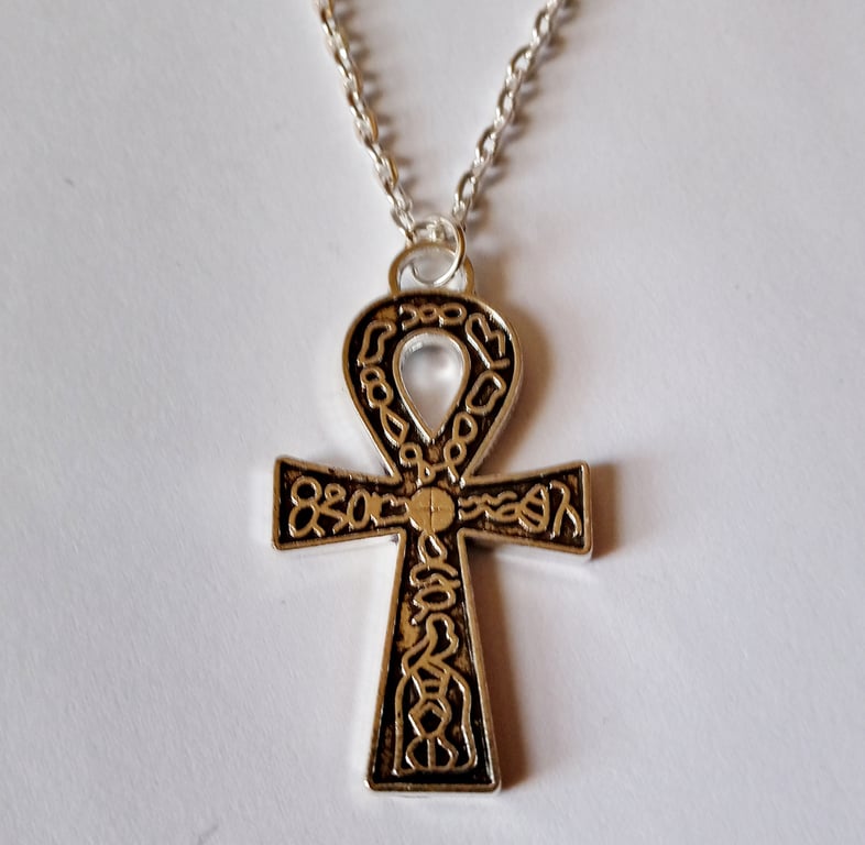 Chunky Ankh Cross Egyptian Key of Life Necklace
