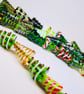 Handmade Christmas lamp work glass beads - Image 8