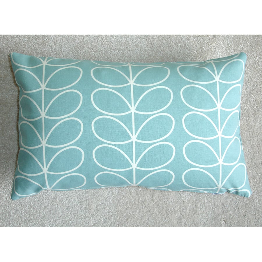 Tempur Travel Pillow Cover Duck Egg Stem Leaf 1... Folksy