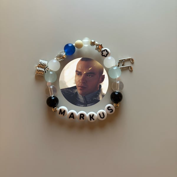 Markus Detroit Become Human inspired handmade bracelet