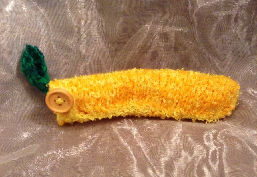 Knitted banana cosy