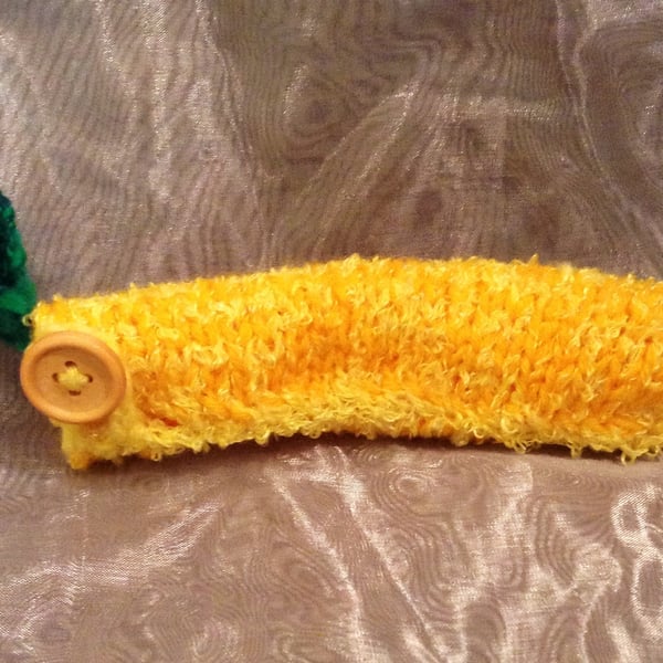 Knitted banana cosy