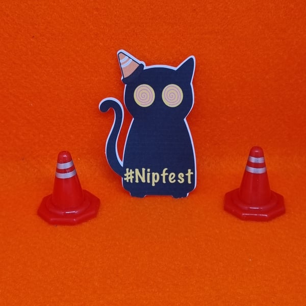 Nipfest bong cat individual stickers