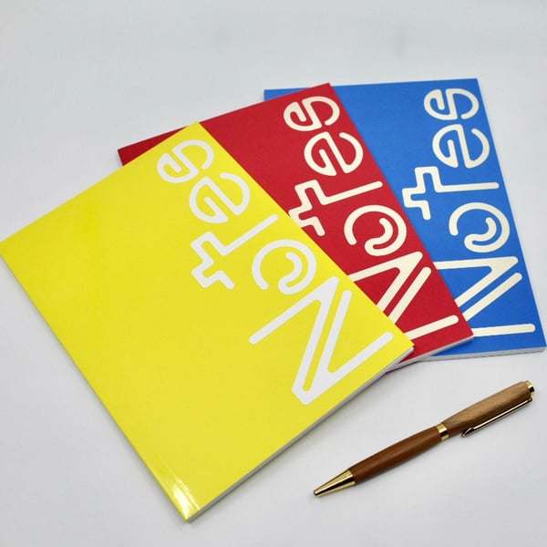 A5 Notebooks - Lined - Set of 3 - Stationery - Office - back to school - new job