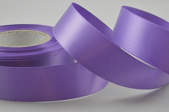 3 metres Purple satin ribbon 25mm  