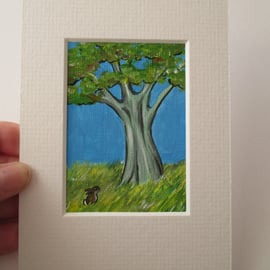 ACEO Rabbit aceo Summer