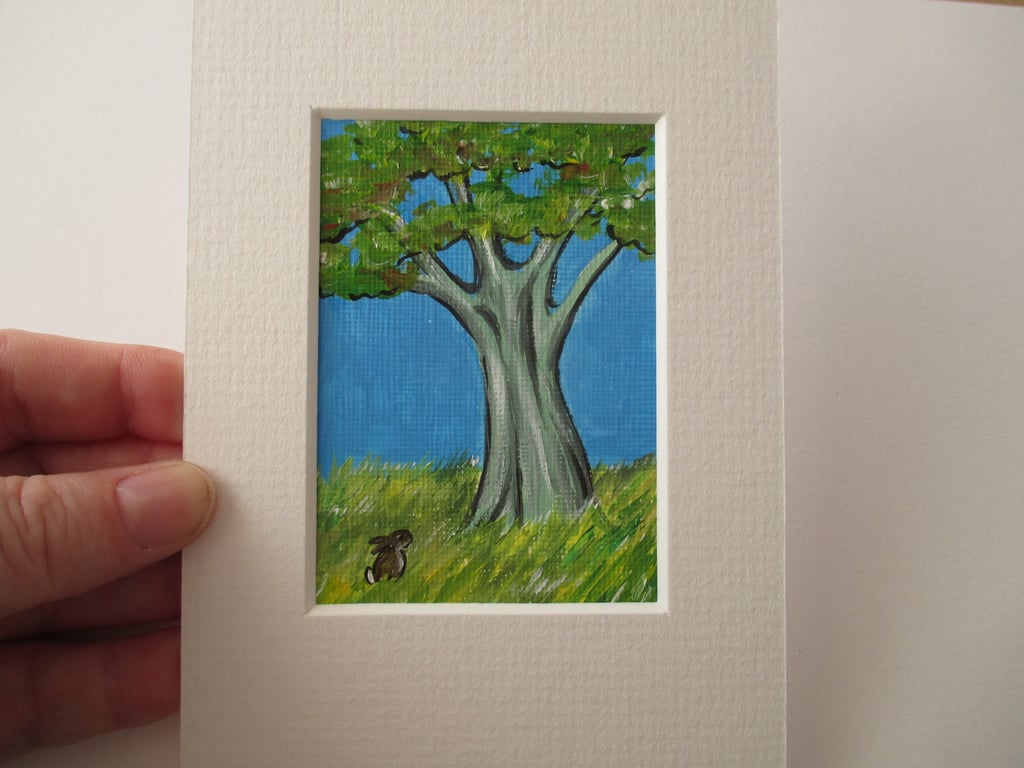 ACEO Rabbit aceo Summer