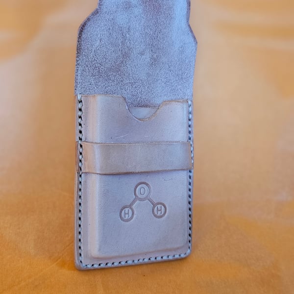 Own design leather card holder