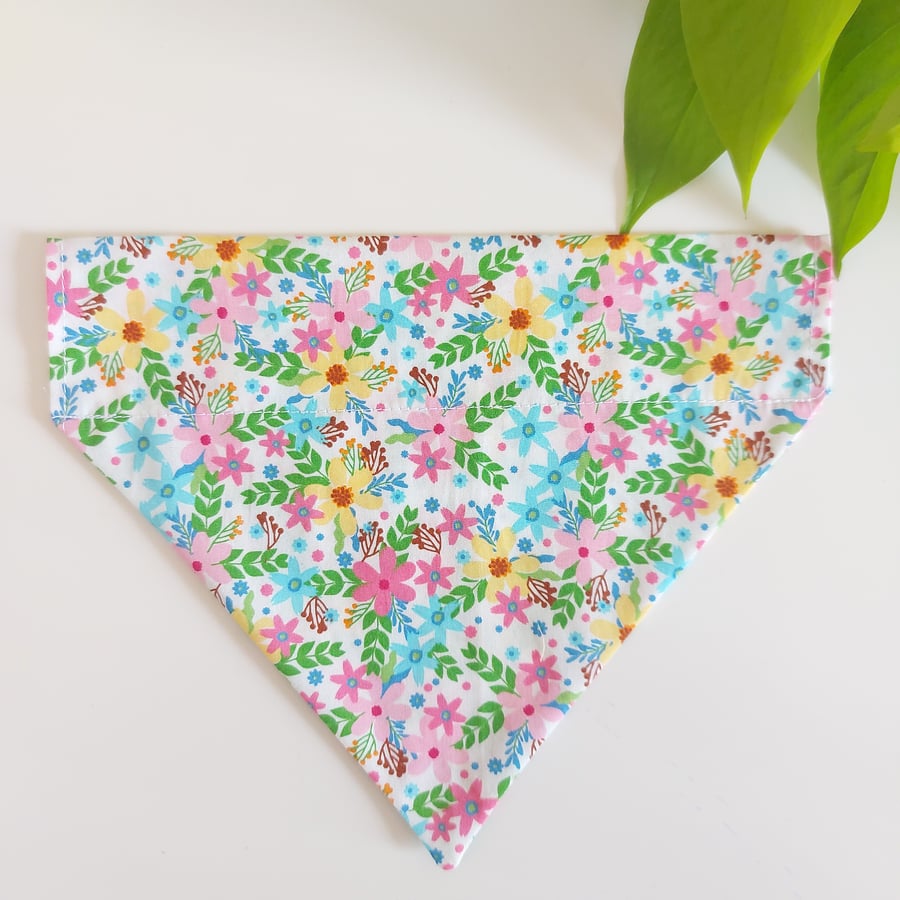 over the collar dog bandana medium