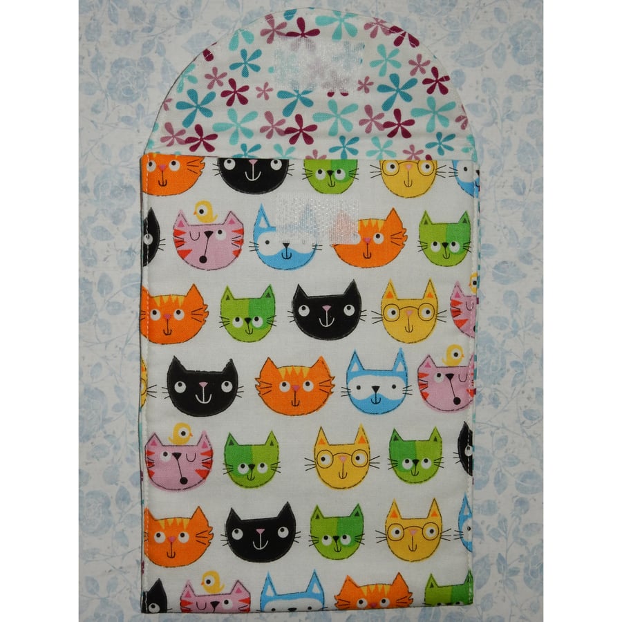 Kindle case - cute cat faces - gadget case