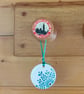 Handmade Ceramic Snowflake Hanger, Skandi Christmas Hanging Decoration - Image 3