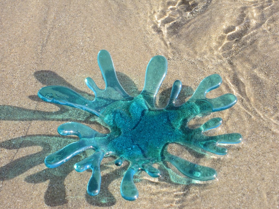 Fused glass dish Made to order