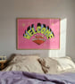 Welcome To The Mad House Art Print, Colourful Wall Art, Gallery Wall Hanging  - Image 3