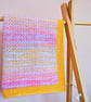 Summer Weight Cotton Blend Ombre Car Seat Blanket